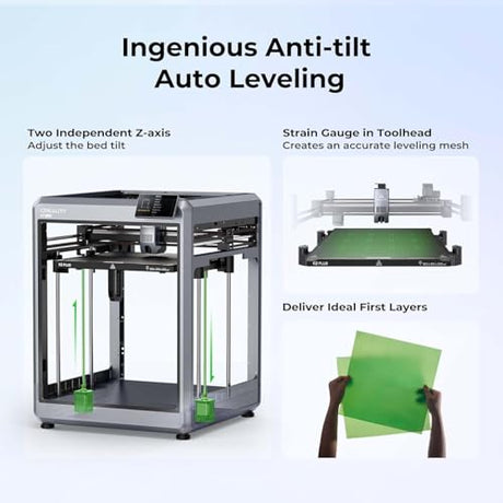 Creality K2 Plus Combo 3D Printer Multi 16 Colors Printing,350 * 350 * 350mm Build Volume,Max 600mm/s Printing Speed, Full-auto Leveling, Next-Gen Direct Drive Extruder, Dual Al Camera, with New CFS|B0DDWRG5WV